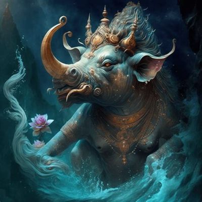 Die Varaha-Avatar-Relieftafel! Ein Triumph des spirituellen Realismus und der kraftvollen Komposition!